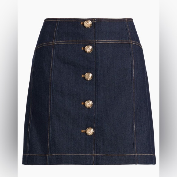 cinq a sept Dresses & Skirts - Cinq a Sept Claudia Denim Miniskirt